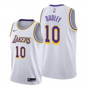 Camiseta Los Angeles Lakers Jarojo Dudley NO 10 Association Blanco