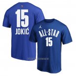 Camiseta Manga Corta All Star 2023 Nikola Jokic Azul