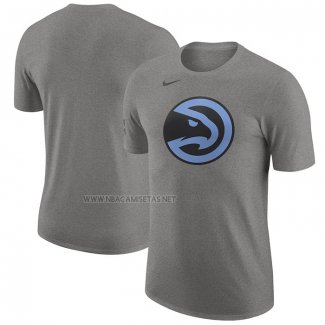 Camiseta Manga Corta Atlanta Hawks Ciudad 2023-24 Gris