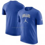 Camiseta Manga Corta Dallas Mavericks Essential Ciudad Azul