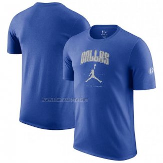 Camiseta Manga Corta Dallas Mavericks Essential Ciudad Azul