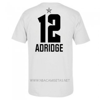 Camiseta Manga Corta LaMarcus Aldridge All Star 2019 San Antonio Spurs Blanco
