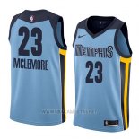 Camiseta Memphis Grizzlies Ben Mclemore NO 23 Statement 2018 Azul
