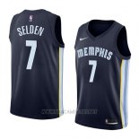 Camiseta Memphis Grizzlies Wayne Selden NO 7 Icon 2018 Azul