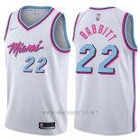 Camiseta Miami Heat Luke Babbitt NO 22 Ciudad 2017-18 Blanco