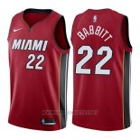 Camiseta Miami Heat Luke Babbitt NO 22 Statement 2017-18 Rojo