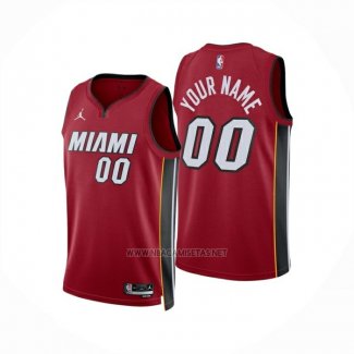 Camiseta Miami Heat Personalizada Statement 2024-25 Rojo