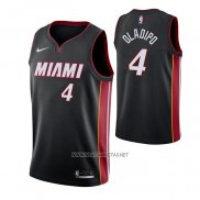 Camiseta Miami Heat Victor Oladipo NO 4 Icon Negro