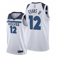 Camiseta Minnesota Timberwolves Jacob Evans III NO 12 Association 2019-20 Blanco