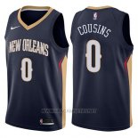 Camiseta New Orleans Pelicans Demarcus Cousins NO 0 Icon 2017-18 Azul