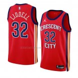 Camiseta New Orleans Pelicans Ej Liddell NO 32 Statement 2023-24 Rojo