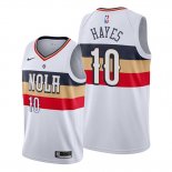 Camiseta New Orleans Pelicans Jaxson Hayes NO 10 Earned 2018-19 Blanco