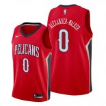 Camiseta New Orleans Pelicans Nickeil Alexander-Walker NO 0 Statement Rojo