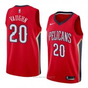 Camiseta New Orleans Pelicans Rashad Vaughn NO 20 Statement 2018 Rojo