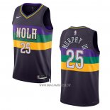 Camiseta New Orleans Pelicans Trey Murphy III NO 25 Ciudad 2022-23 Violeta