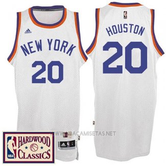 Camiseta New York Knicks Allan Houston NO 20 Retro Blanco