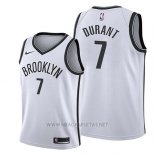 Camiseta Nino Brooklyn Nets Kevin Durant NO 7 Association 2019 Blanco