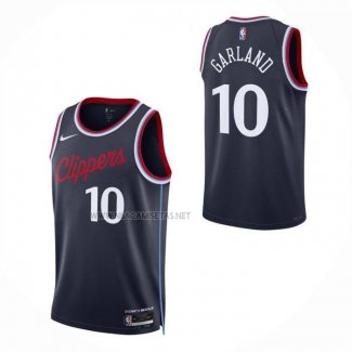 Camiseta Nino Los Angeles Clippers Darius Garland NO 10 Icon 2026-27 Azul