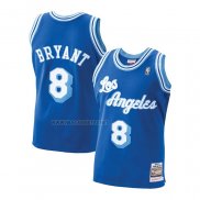 Camiseta Nino Los Angeles Lakers Kobe Bryant NO 8 Mitchell & Ness 1996-97 Azul