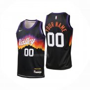 Camiseta Nino Phoenix Suns Personalizada Ciudad 2025-26 Negro