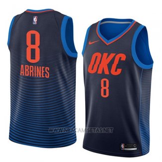 Camiseta Oklahoma City Thunder Alex Abrines NO 8 Statement 2018 Azul