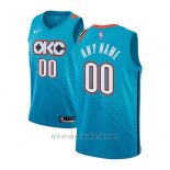 Camiseta Oklahoma City Thunder Ciudad 2018-19 Azul Personalizada