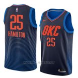 Camiseta Oklahoma City Thunder Daniel Hamilton NO 25 Statement 2018 Azul
