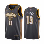 Camiseta Oklahoma City Thunder Justin Patton NO 13 Ciudad Negro