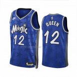 Camiseta Orlando Magic Trevelin Queen NO 12 Classic 2023-24 Azul