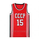 Camiseta Pelicula Cccp Sabonis NO 15 Rojo