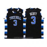 Camiseta Pelicula Tree Hill Nathan Scott NO 3 Negro