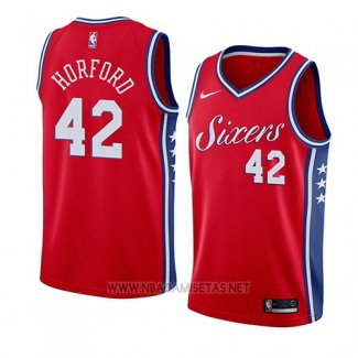 Camiseta Philadelphia 76ers Al Horford NO 42 Statement 2019-20 Rojo