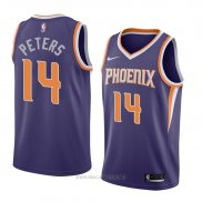 Camiseta Phoenix Suns Alec Peters NO 14 Icon 2018 Violeta