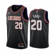 Camiseta Phoenix Suns Dario Saric NO 20 Ciudad Negro