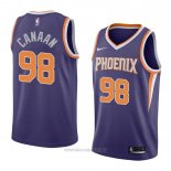 Camiseta Phoenix Suns Isaiah Canaan NO 98 Icon 2018 Violeta