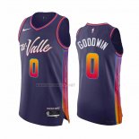 Camiseta Phoenix Suns Jordan Goodwin NO 0 Ciudad Autentico 2023-24 Violeta