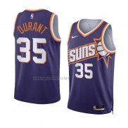 Camiseta Phoenix Suns Kevin Durant NO 35 Icon 2023-24 Violeta