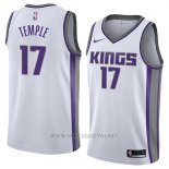 Camiseta Sacramento Kings Garrett Temple NO 17 Association 2018 Blanco