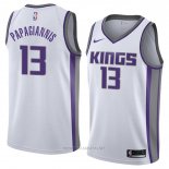 Camiseta Sacramento Kings Georgios Papagiannis NO 13 Association 2018 Blanco
