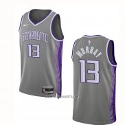 Camiseta Sacramento Kings Keegan Murray NO 13 Ciudad 2022-23 Gris