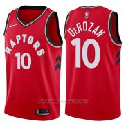 Camiseta Toronto Raptors DeMar DeRozan NO 10 2017-18 Rojo