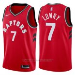Camiseta Toronto Raptors Kyle Lowry NO 7 2017-18 Rojo
