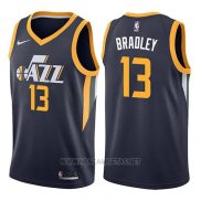 Camiseta Utah Jazz Tony Bradley NO 13 Icon 2017-18 Azul