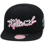 Gorra Miami Heat Mitchell & Ness Negro