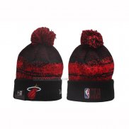 Gorro Beanie Miami Heat New Era Negro Rojo