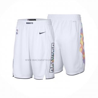 Pantalone Denver Nuggets Ciudad 2024-25 Blanco