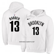 Sudaderas con Capucha Brooklyn Nets James Harden Blanco