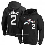 Sudaderas con Capucha Los Angeles Clippers Kawhi Leonard Ciudad 2022-23 Negro