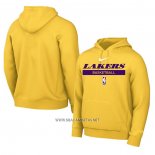 Sudaderas con Capucha Los Angeles Lakers Practice Performance 2022-23 Amarillo