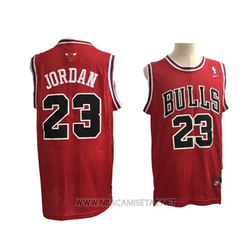 administrar subtítulo Exactamente Camiseta Chicago Bulls Michael Jordan NO 23 Retro Rojo